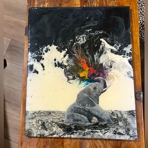 One of a kind wall art by Denver artist